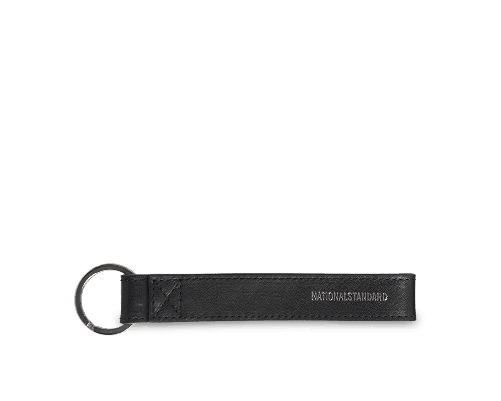 Cuir Noir Clé Porte-clé/Wallet Case Porte-clés Soft Nappa Cuir 